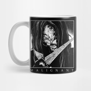 Malignant - Black and White Mug